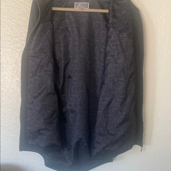 Women's Rain Black Jacket with Gold Accents M - Picture 8 of 9